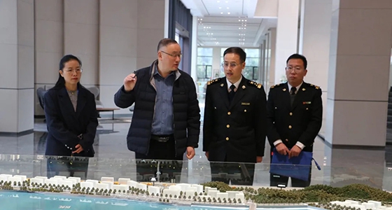丽水海关关长洪壮一行调研yl23455永利集团